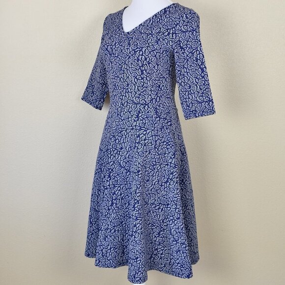 Leota Jacquard Printed Fit and Flare Dress - Picture 4 of 8